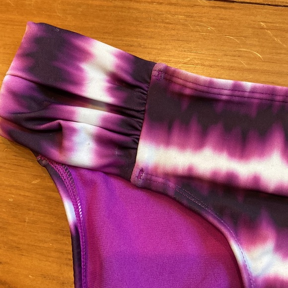 ATHLETA XS Jazz Del Mar Shirred Bottoms Swim Bikini - Picture 2 of 4